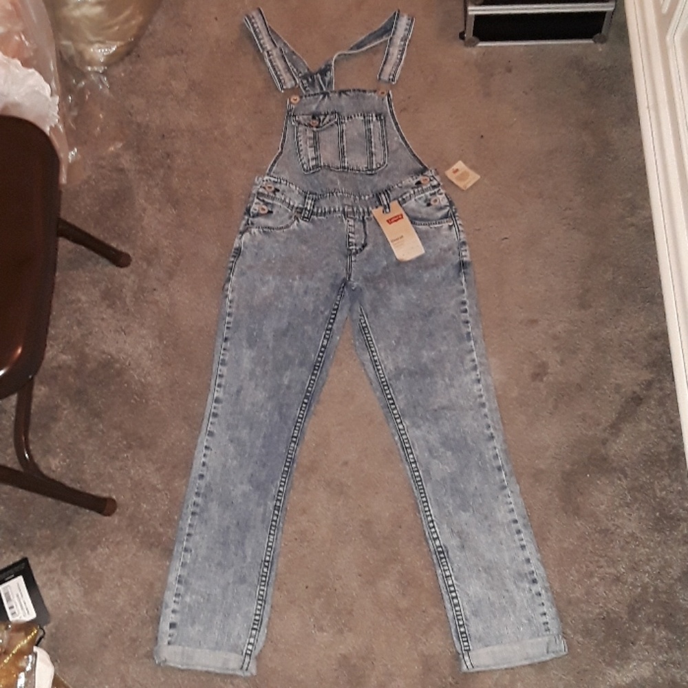 Little girls Levi overalls Size: 8